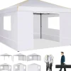Pavillon, Vandtæt Stof, Nem Opsætning,Hvid