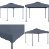 Pavillon 300x300 cm aluminium antracitgrå - Pavillon - Pavilloner - Home & Living