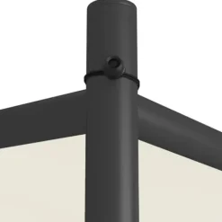 Pavillon 3x3 m med vandafvisende stof og robust stålramme | Farve: Hvid | Størrelse: 3x3 m