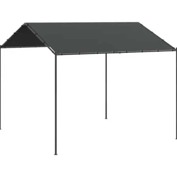 Pavillon 3x3 m stål og stof antracitgrå - Pavillon - Pavilloner - Home & Living