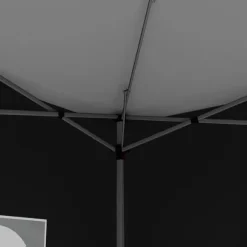 Pavillon 3x3 m, vandafvisende og vinterbestandig pop-up UV-beskyttelse 50+, 4 sidevægge og taske, sort
