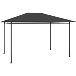 Pavillon 384x281x270 cm 180 g/m² antracitgrå - Pavillon - Pavilloner - Home & Living