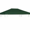 Pavillontopdække 310 g/m² - Holdbart og vandresistent | Farve: Grøn | Størrelse: 4 x 3 m