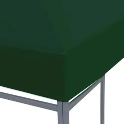 Pavillontopdække 310 g/m² - Holdbart og vandresistent | Farve: Grøn | Størrelse: 4 x 3 m
