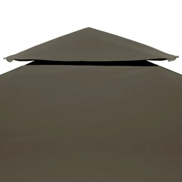 Pavillontopdække i 2 lag 3x3 m 310 g/m² gråbrun - Pavillontopdække - Pavillontopdækker - Home & Living