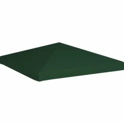 Pavillontopdække 3x3 m - Vandresistent polyester | Farve: Grøn | 310 g/m²