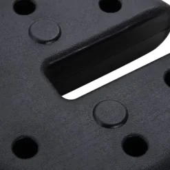 Pavillonvægt, fyldbar op til 5 kg, HDPE, sort, Ø25x6 cm