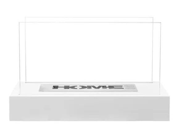 Pejs HOME bio-pejs hvid mat økologisk pejs ethanol pejs 36 cm x 18 cm x 22 cm Brænder med TÜV sikkerhedscertifikat