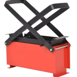 Pejseredskaber - Living briketpresser til papir 34x14x14 cm sort og rød