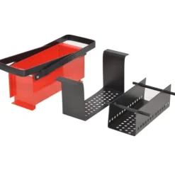Pejseredskaber - Living briketpresser til papir 34x14x14 cm sort og rød