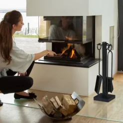Pejsesæt, 40,5x11,5x11,5 cm, Sort