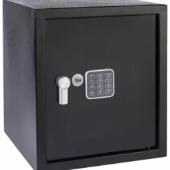 Pengeskab med elektronisk lås Yale Sort 40 L 39 x 35 x 36 cm Rustfrit stål