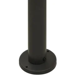 Pergola med sammenrulleligt tag 3x3 m - Robust antracitgrå stål | Vægt: 180 g/m²