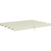 Pergola Udskiftnings Tag, 285x200 cm, Cremehvid