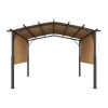 Pergola, 365x305x254 cm, Beige, Metal