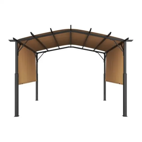 Pergola, 365x305x254 cm, Beige, Metal