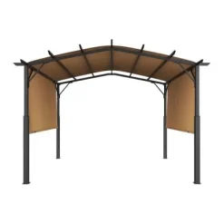 Pergola, 304.8x304.8x254 cm, Beige, Metal
