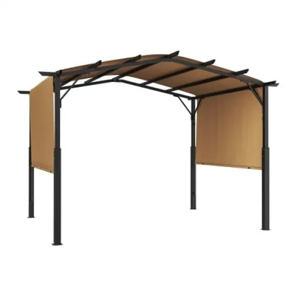 Pergola, 304.8x304.8x254 cm, Beige, Metal