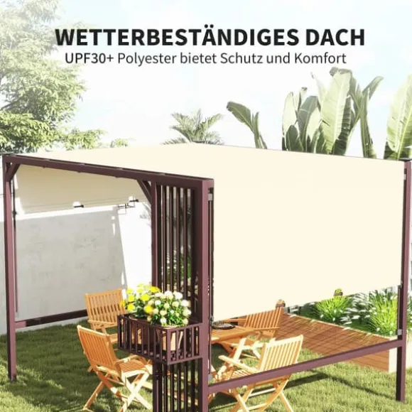 Pergola, 295x252x230 cm, Brun