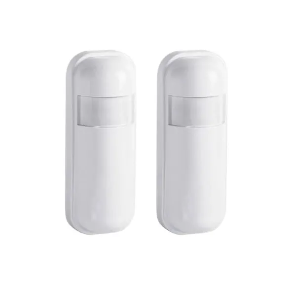 PIR bevægelsessensor, trådløs 433MHz, kompatibel med alarmsystemer,2PCS