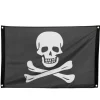 Piratflag 90 x 60 cm. Size-Standard