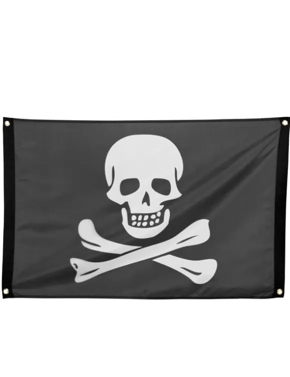 Piratflag 90 x 60 cm. Size-Standard