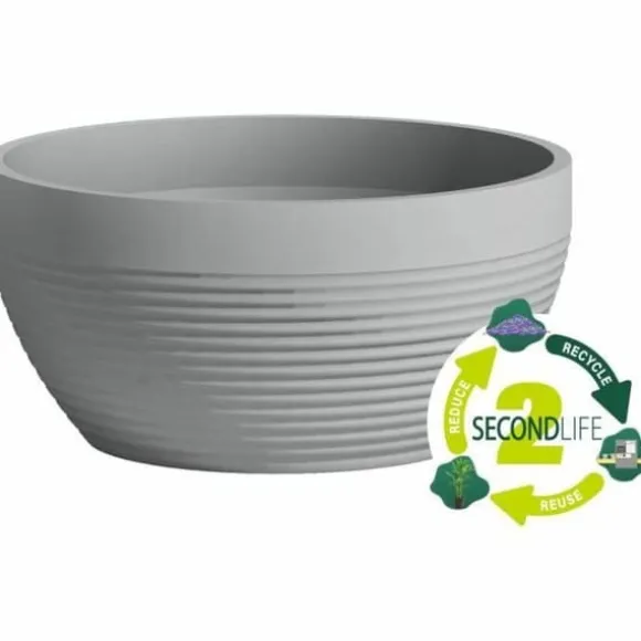 Plant pot Garden ID Grey 35 x 16 cm