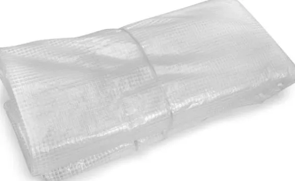 Plante telt udendørs cover - 2x4,5 m - 9m2 overflade - hvid - udskiftning af sejl