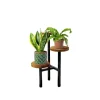 Plantebord, Træ, 60 cm Højde, 40 cm Diameter, Multi-Top Støtte, Nem Montering
