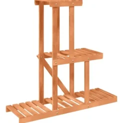 Planteborde - Living blomsterstativ 81x25x75,5 cm massivt fyrretræ