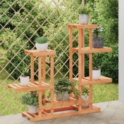 Planteborde - Living blomsterstativ 95x25x96 cm massivt fyrretræ