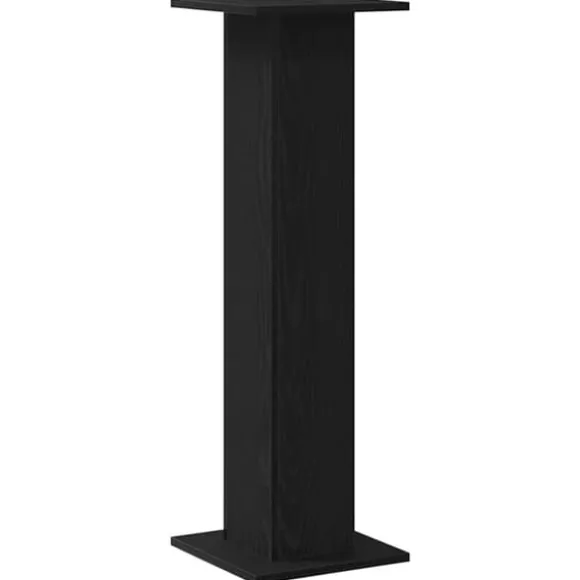 Planteholder 2 stk - Modern planteudstiller i sort eg | Størrelse: 30x30x95 cm