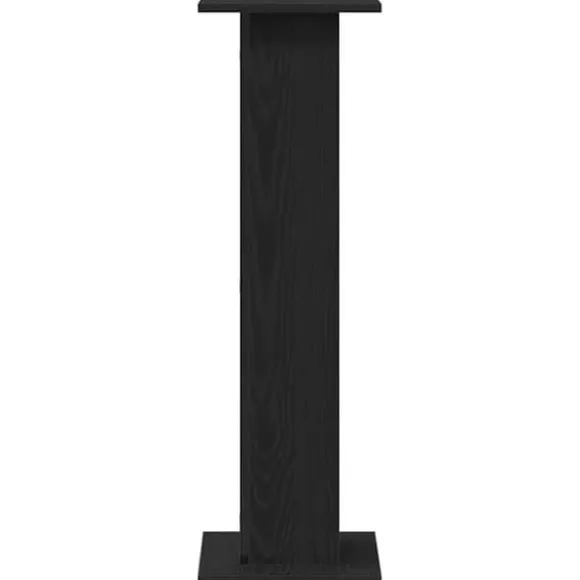 Planteholder 2 stk - Modern planteudstiller i sort eg | Størrelse: 30x30x95 cm