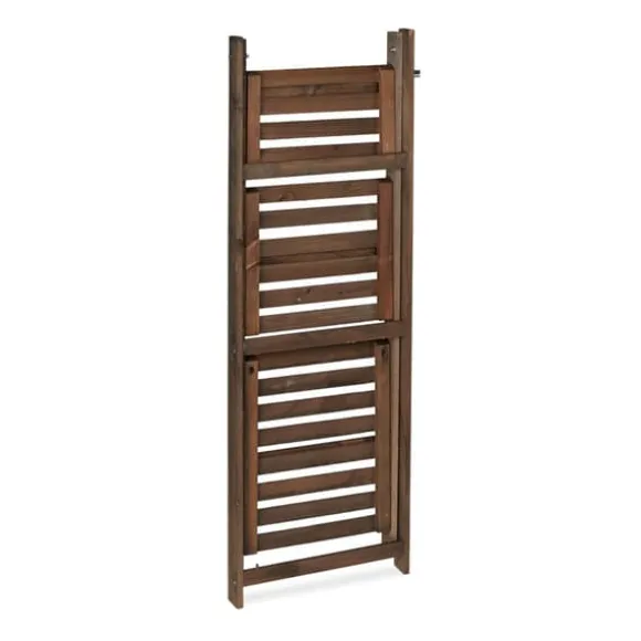 Planteholder, Træ, 160x41x49 cm, Brun