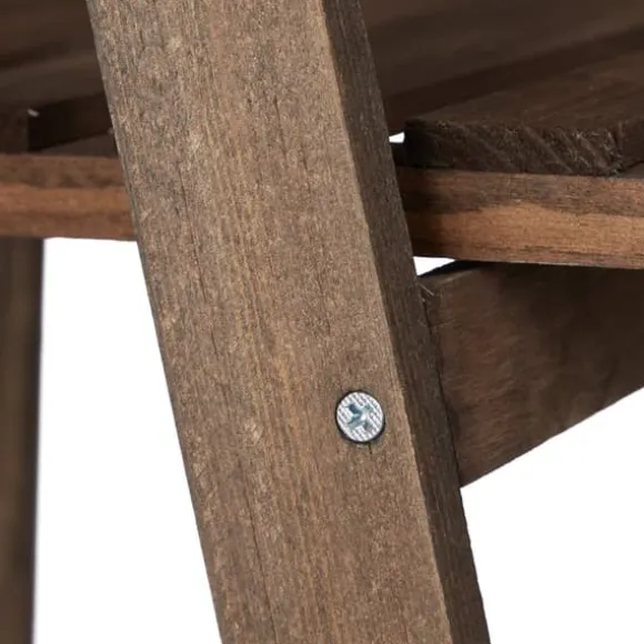 Planteholder, Træ, 160x41x49 cm, Brun