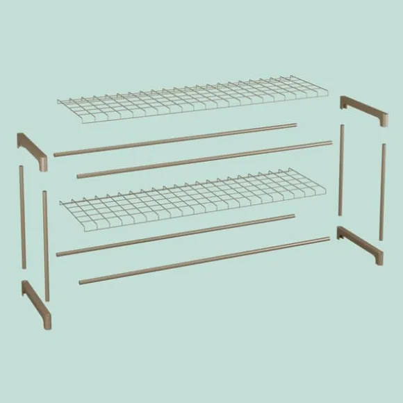Planteholder, 140x91x28 cm, Brun
