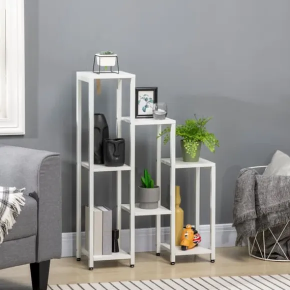 Planteholder, 65x23x94,5 cm, Hvid