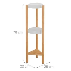 Planteholder, 78x28x34 cm, Naturlig