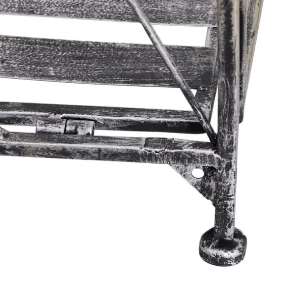 Planteholder, 44x25x96 cm, Sølv