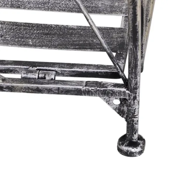 Planteholder, 44x25x96 cm, Sølv