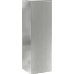 Planteholdere 2 stk - Galvaniseret stål | Farve: Sølv | Størrelse: 24x24x75 cm