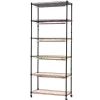 Plantehylde, 6-niveaus indendørs planteholder med vækstlys, 75x35x180 cm
