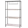 Plantehylde, 4-niveaus indendørs planteholder med vækstlys, 90x35x150 cm, metal