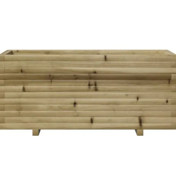 Plantekasse i fyrretræ - Imprægneret og robust | Størrelse: 110x40x49,5 cm