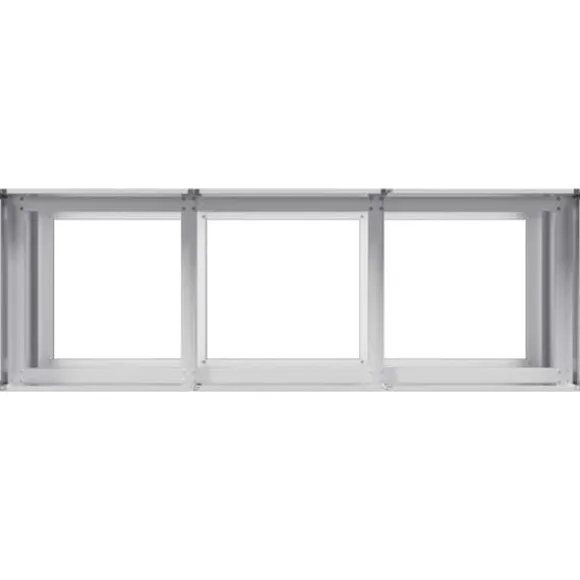 Plantekasse i galvaniseret stål - Holdbar og stilfuld | Størrelse: 120x40x80 cm
