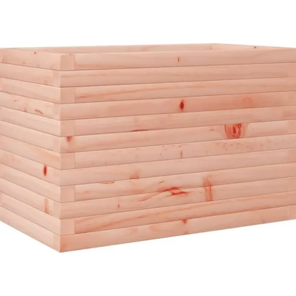 Plantekasse i massivt douglasgran - Stabil og dekorativ | Størrelse: 70x40x45,5 cm