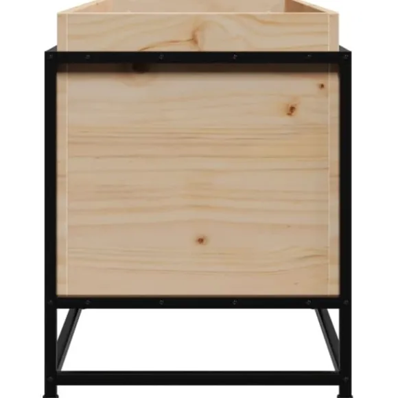 Plantekasse i massivt fyrretræ - Dekorativ have- og altankasse | Størrelse: 100x40x50 cm