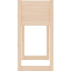 Plantekasse i massivt fyrretræ - Robust og dekorativ | Størrelse: 78x40x81 cm
