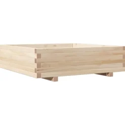Plantekasse i massivt fyrretræ - 90x90x26,5 cm | Størrelse: 90x90x26,5 cm