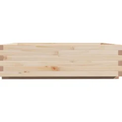 Plantekasse i massivt fyrretræ - 90x90x26,5 cm | Størrelse: 90x90x26,5 cm